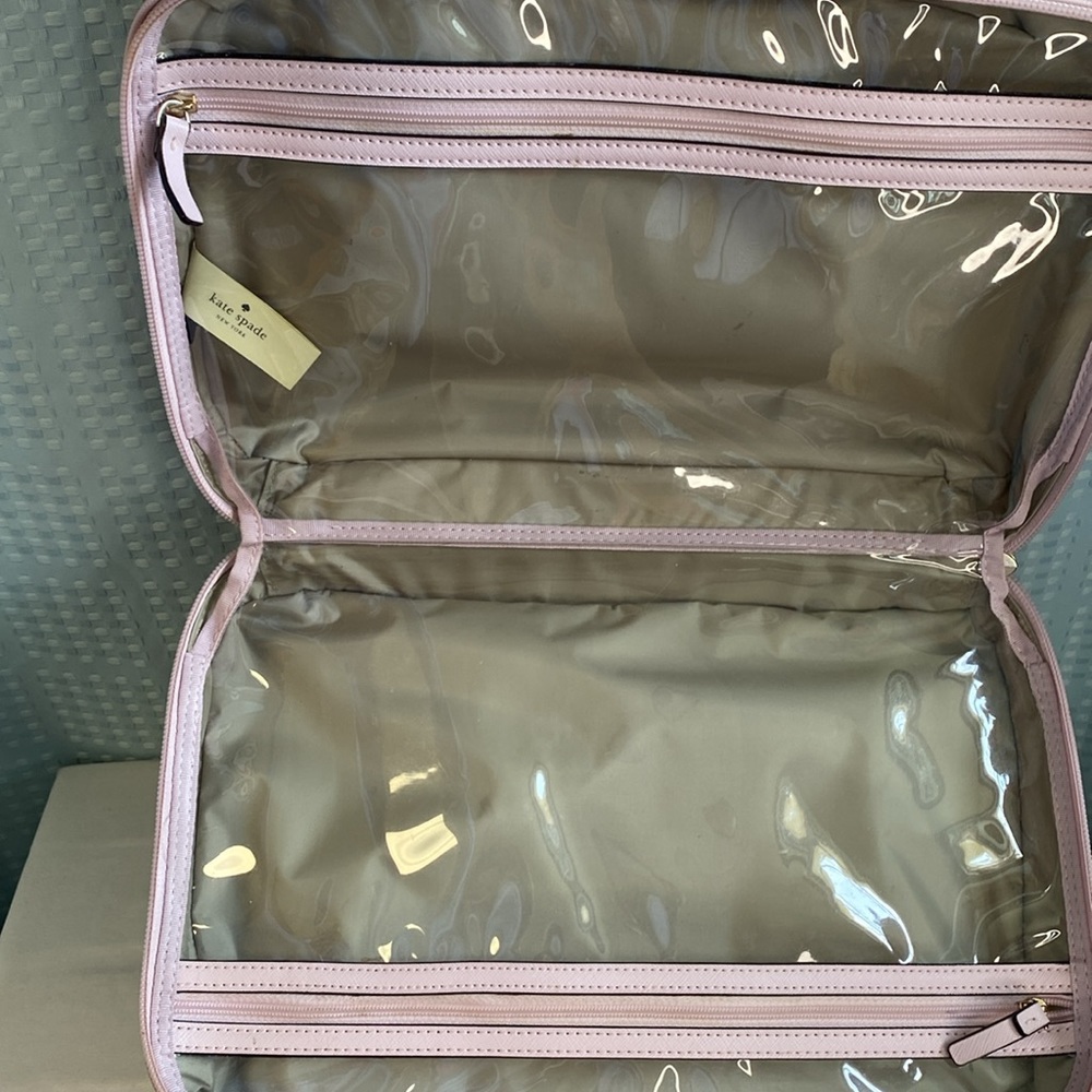*SOLD*Kate Spade Haven Lane Glitter Polka Dot Giana Travel Cosmetic Case In - Picture 12 of 14